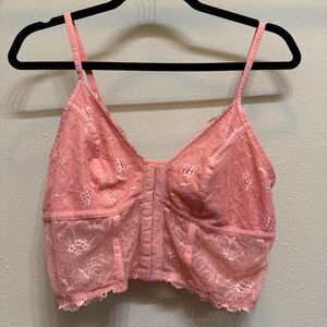 Colsie Women's peach lace cami - M